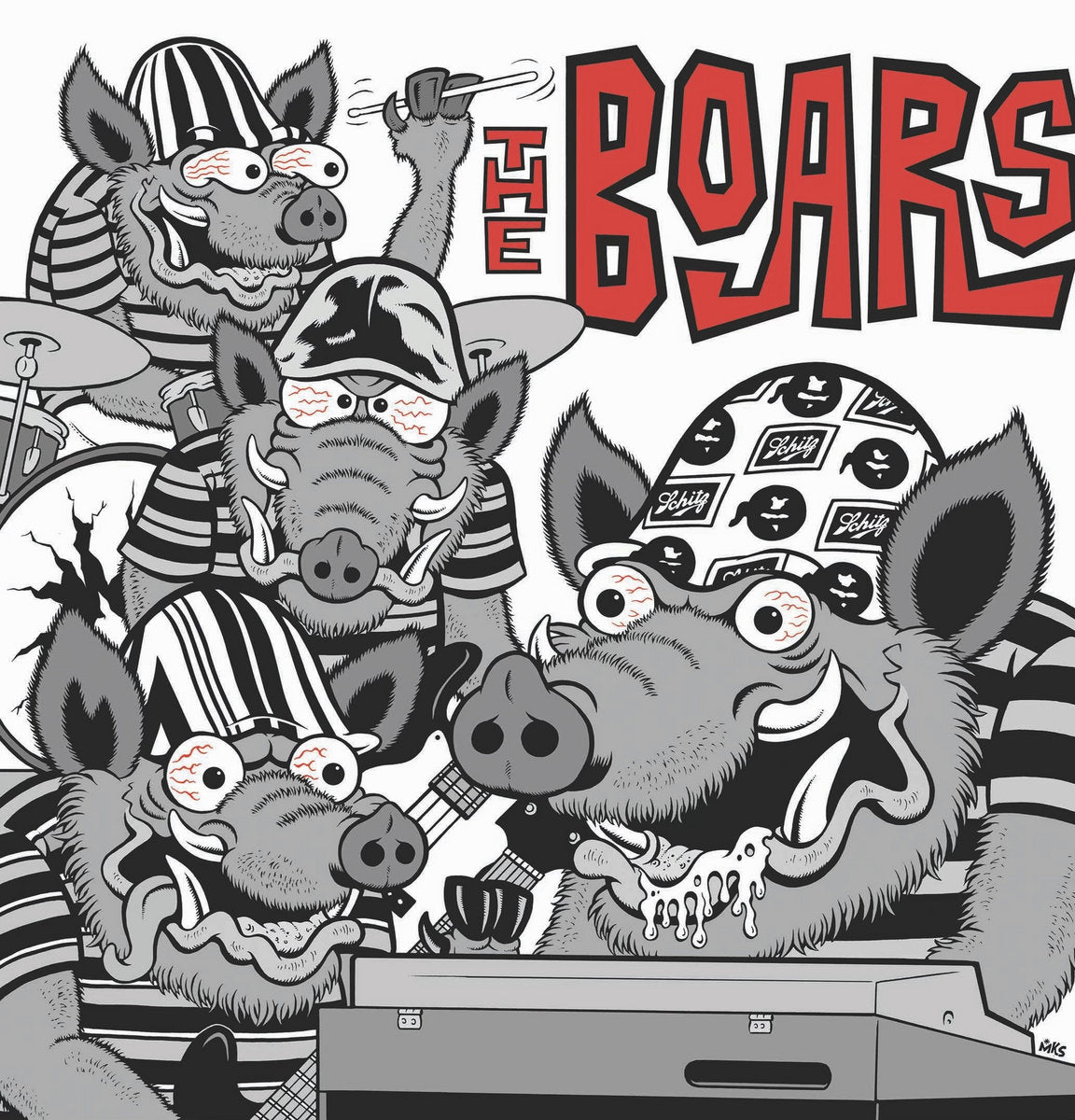 THE BOARS - WORTH YER WHILE Vinyl 7" EP