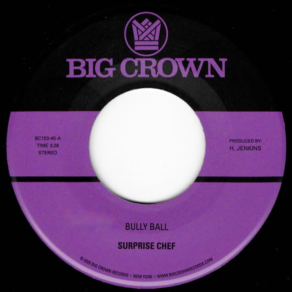 SURPRISE CHEF - BULLY BALL b/w CONSULATE CASE