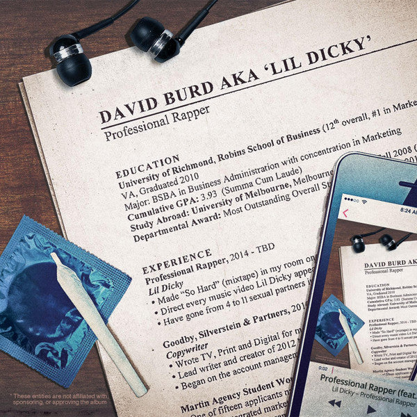 LIL DICKY - PROFESSIONAL RAPPER Vinyl LP