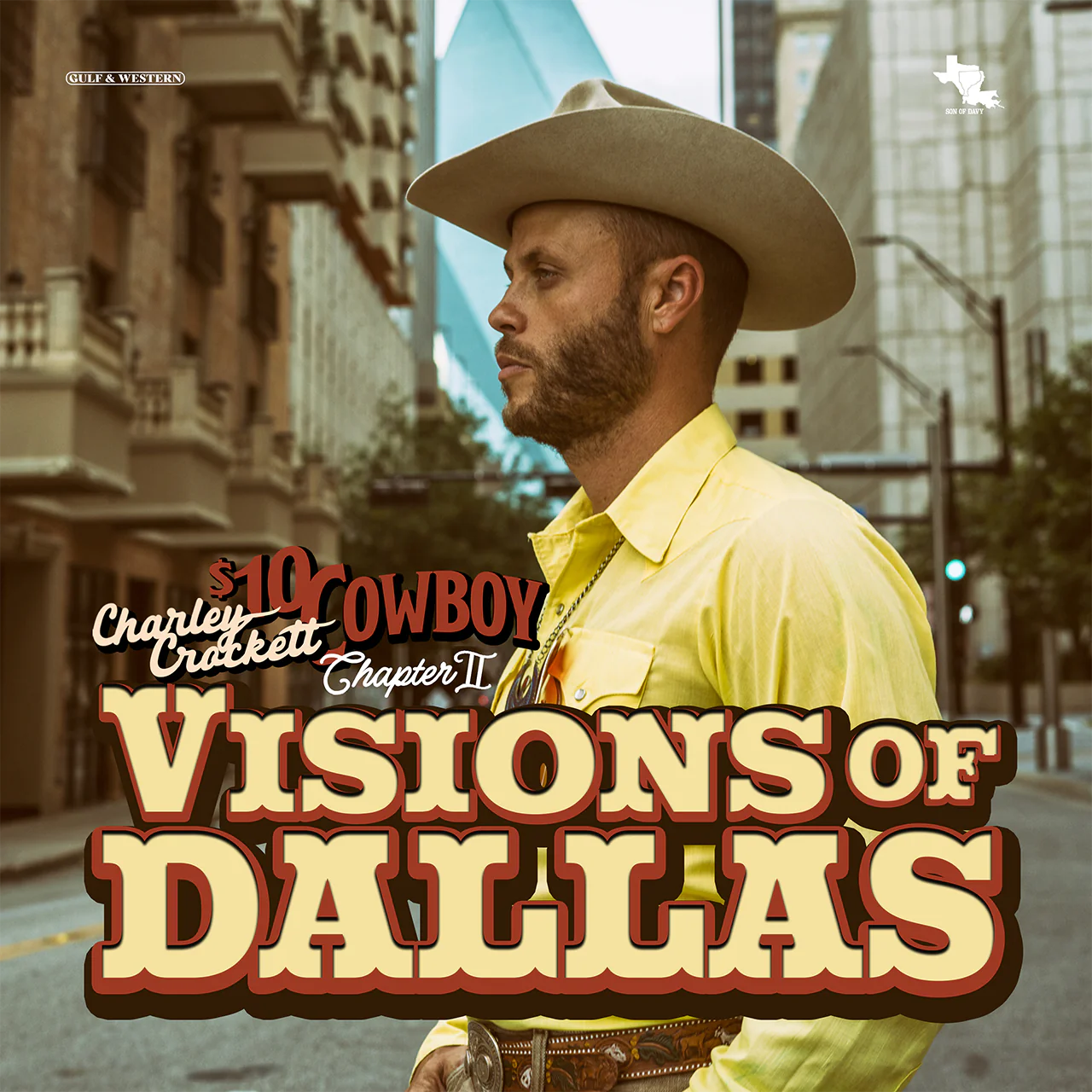 CHARLEY CROCKETT - VISIONS OF DALLAS Vinyl LP